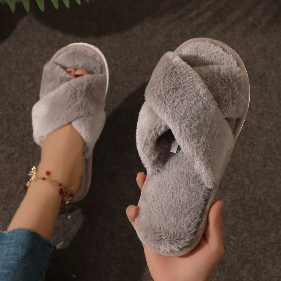 Cozy Plush House Slippers