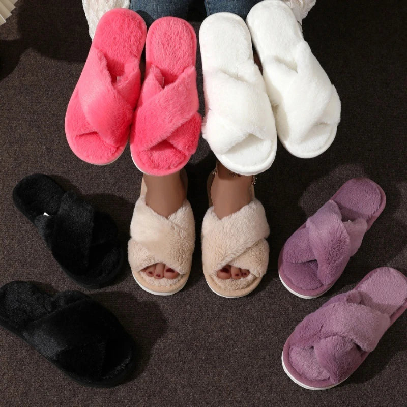 Cozy Plush House Slippers