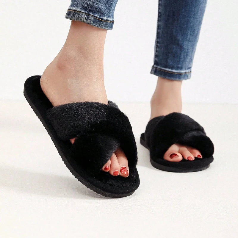 Cozy Plush House Slippers