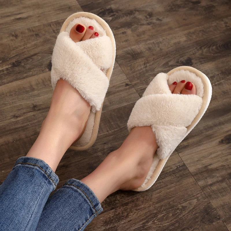 Cozy Plush House Slippers