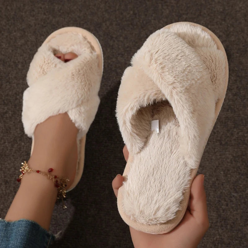 Cozy Plush House Slippers
