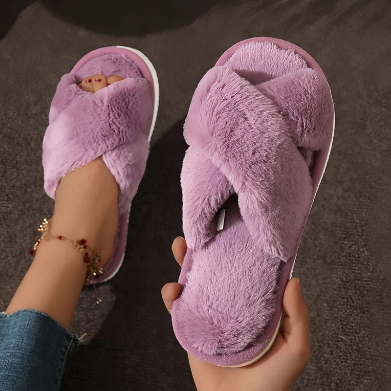 Cozy Plush House Slippers
