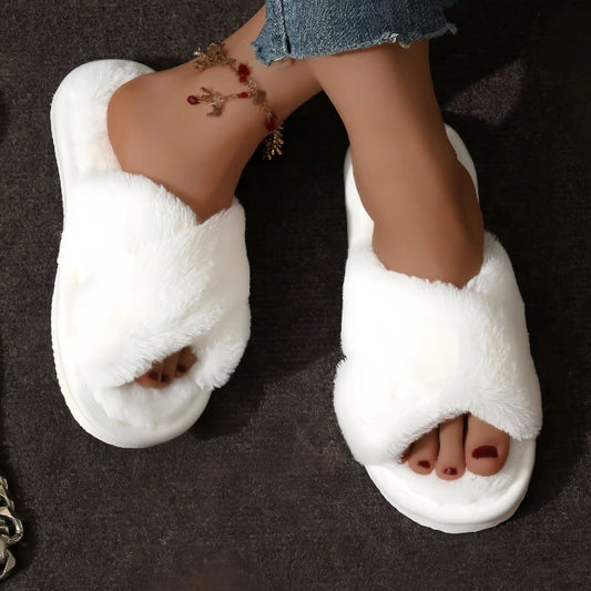 Cozy Plush House Slippers