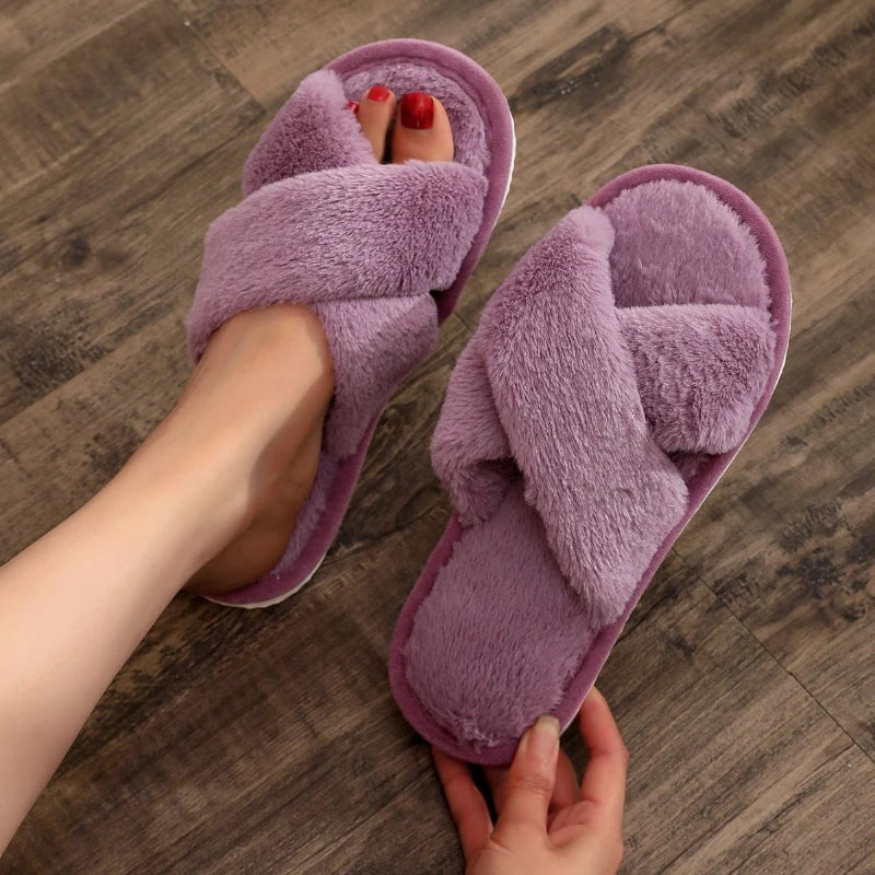 Cozy Plush House Slippers